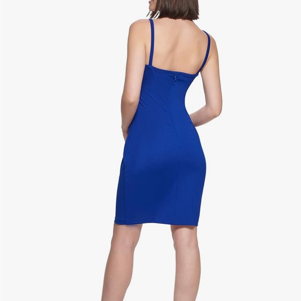 GUESS Blue Ruffle Dress - Picture 4 of 7